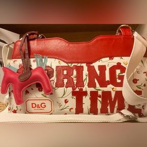 Vintage Dolce and Gabbana Spring Shoulder Bag!